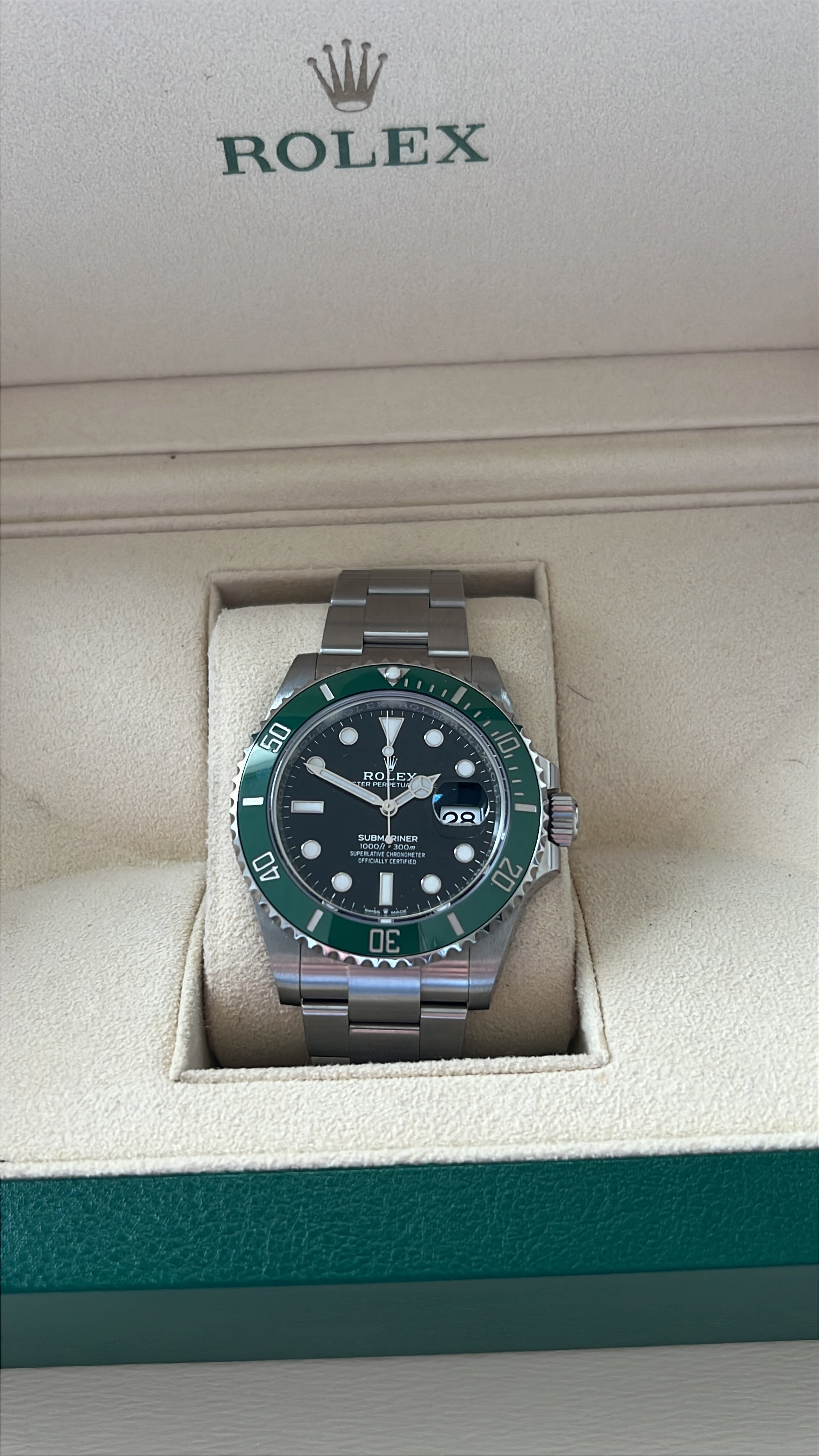 Rolex Submariner Fullset 2022 LC 100
