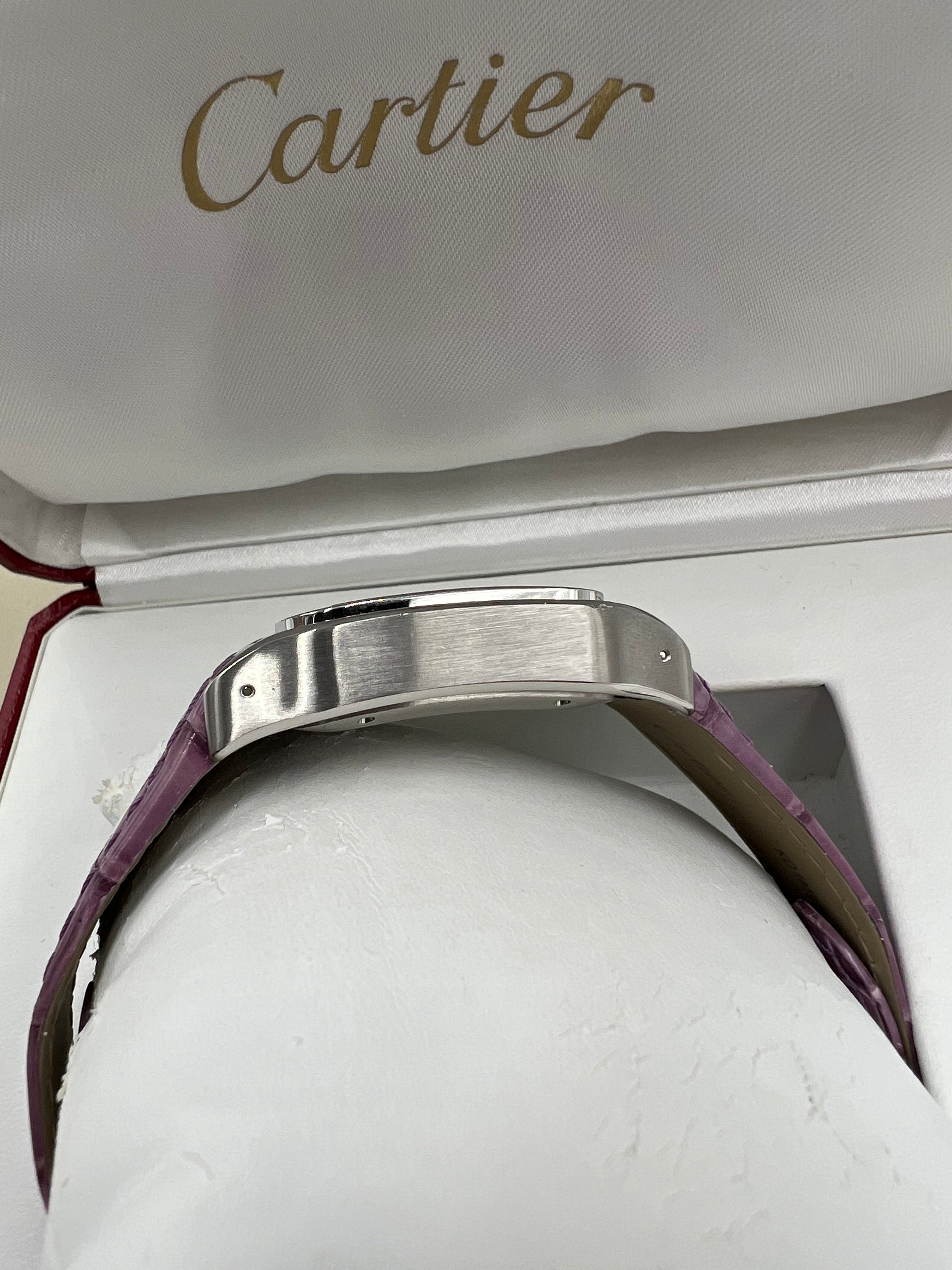 Cartier Santos 100 frisch revidiert Fullset