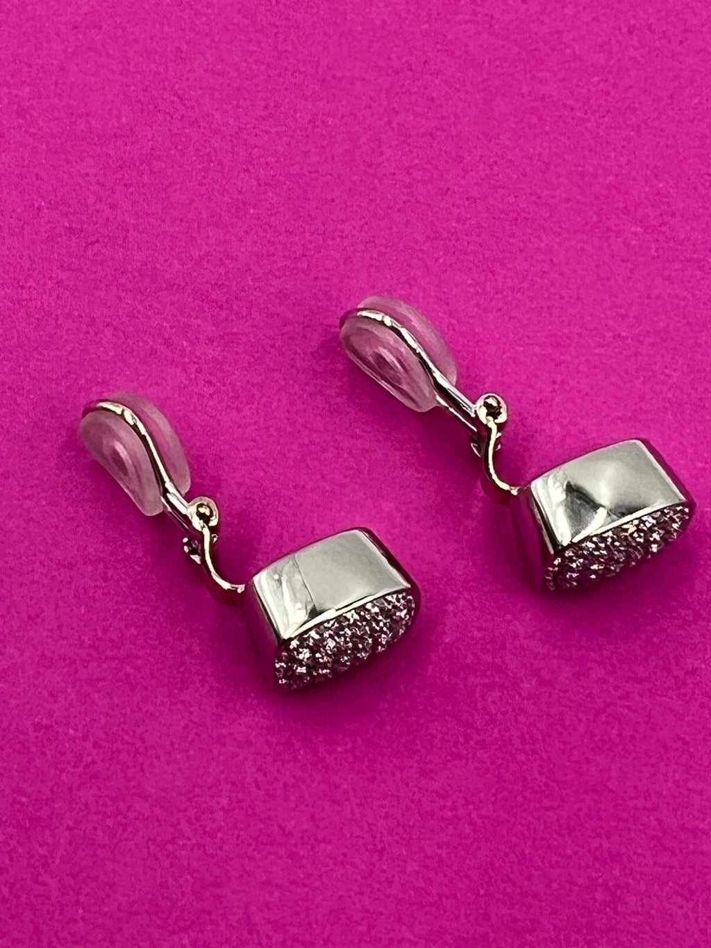 Ohrclips Scheffel aus Platin