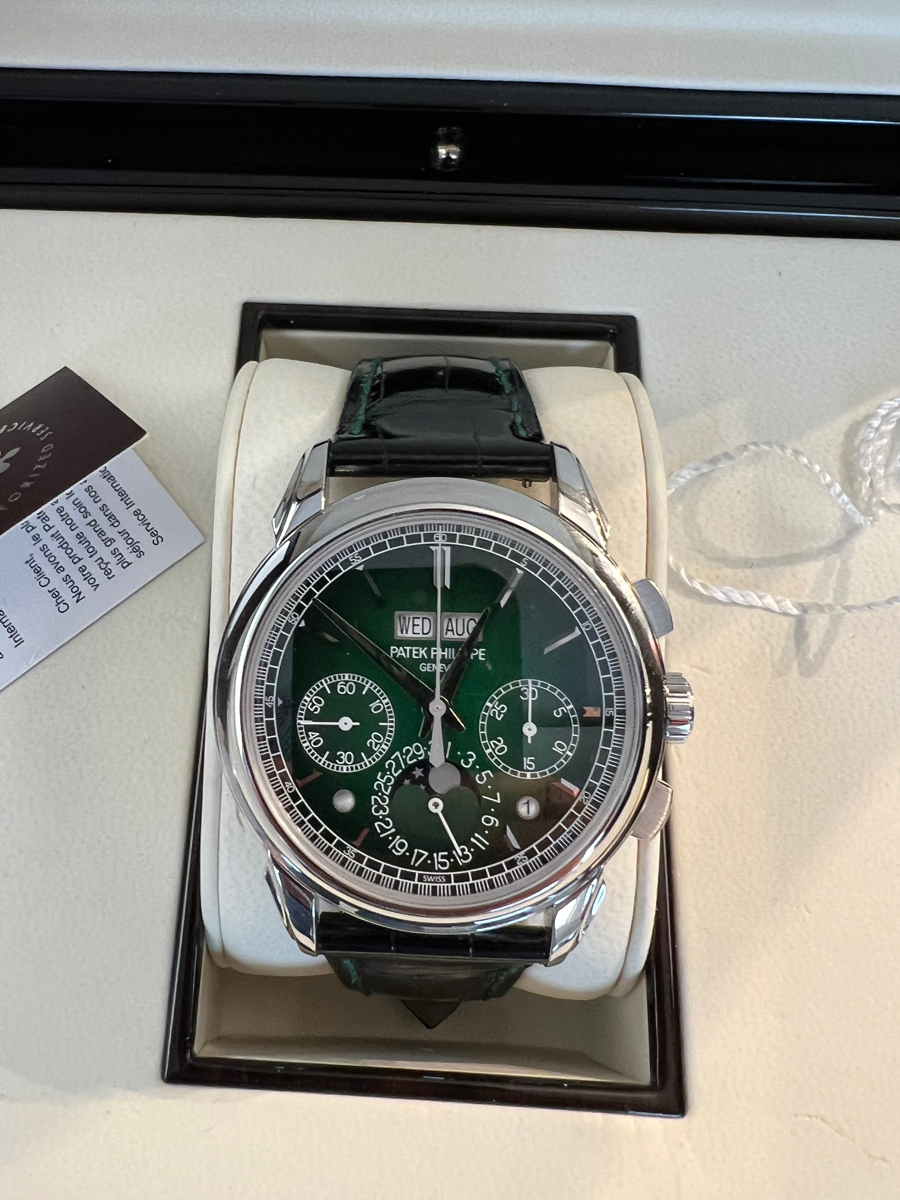 Patek Philippe Perpetual Calender Chronograph Platinum Neu 2022 LC 100