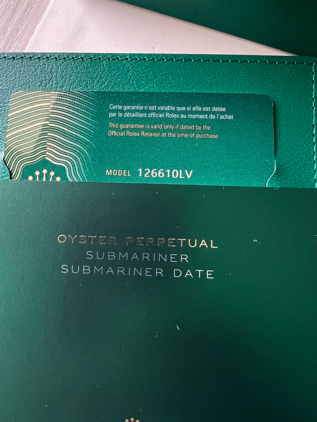 Rolex Submariner Fullset 2022 LC 100