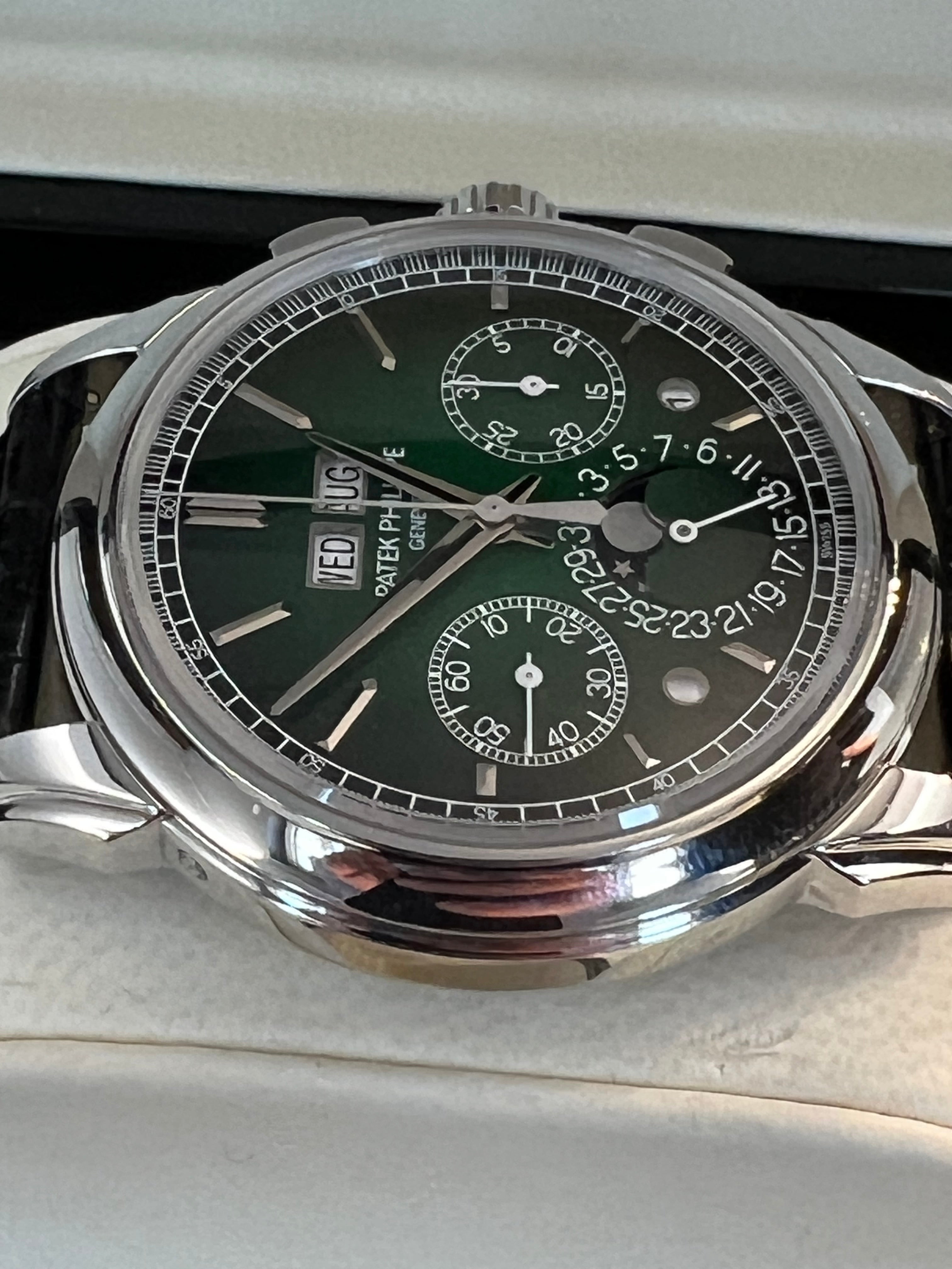 Patek Philippe Perpetual Calender Chronograph Platinum Neu 2022 LC 100