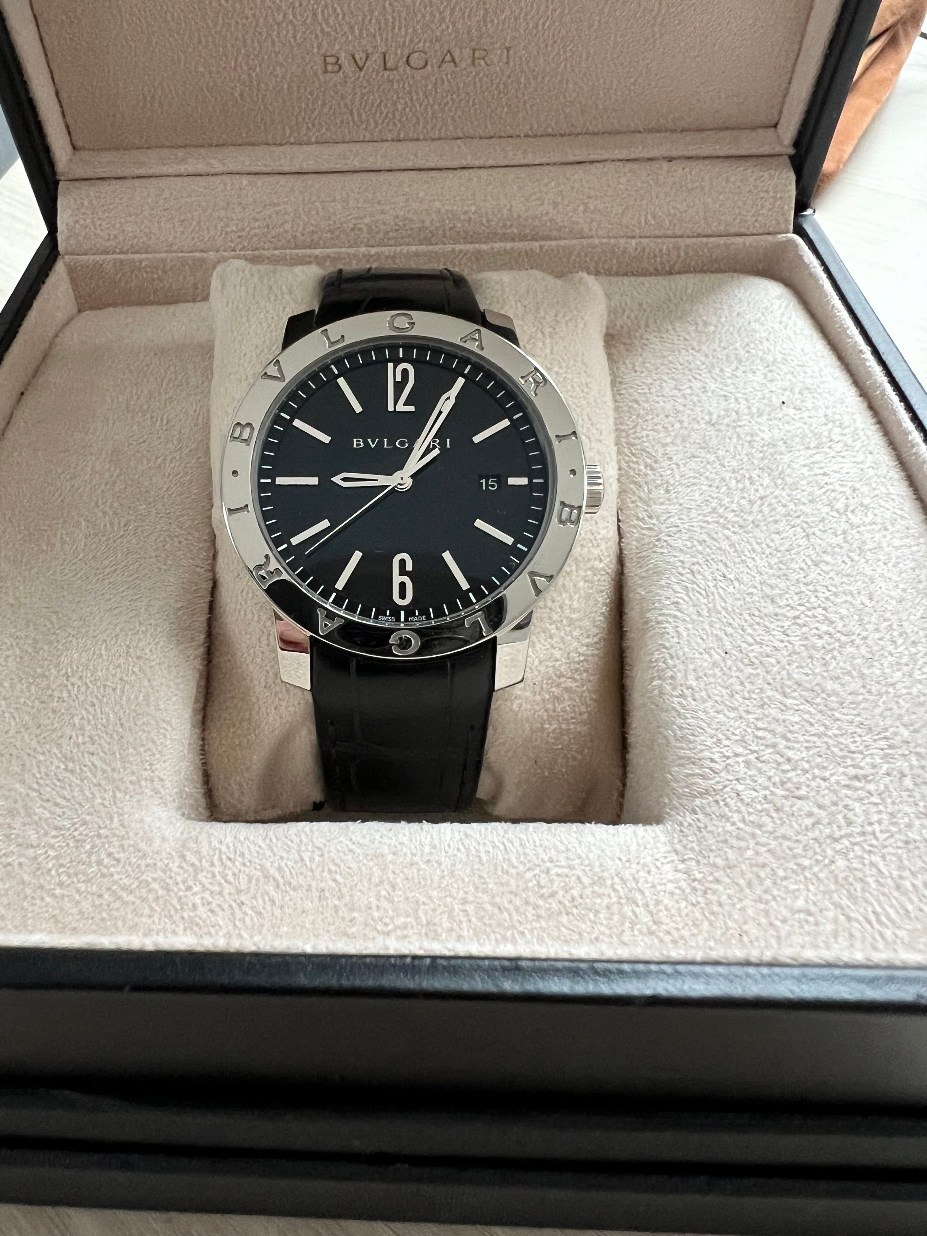 Bulgari Uhr neu mit Mehrwertsteuer