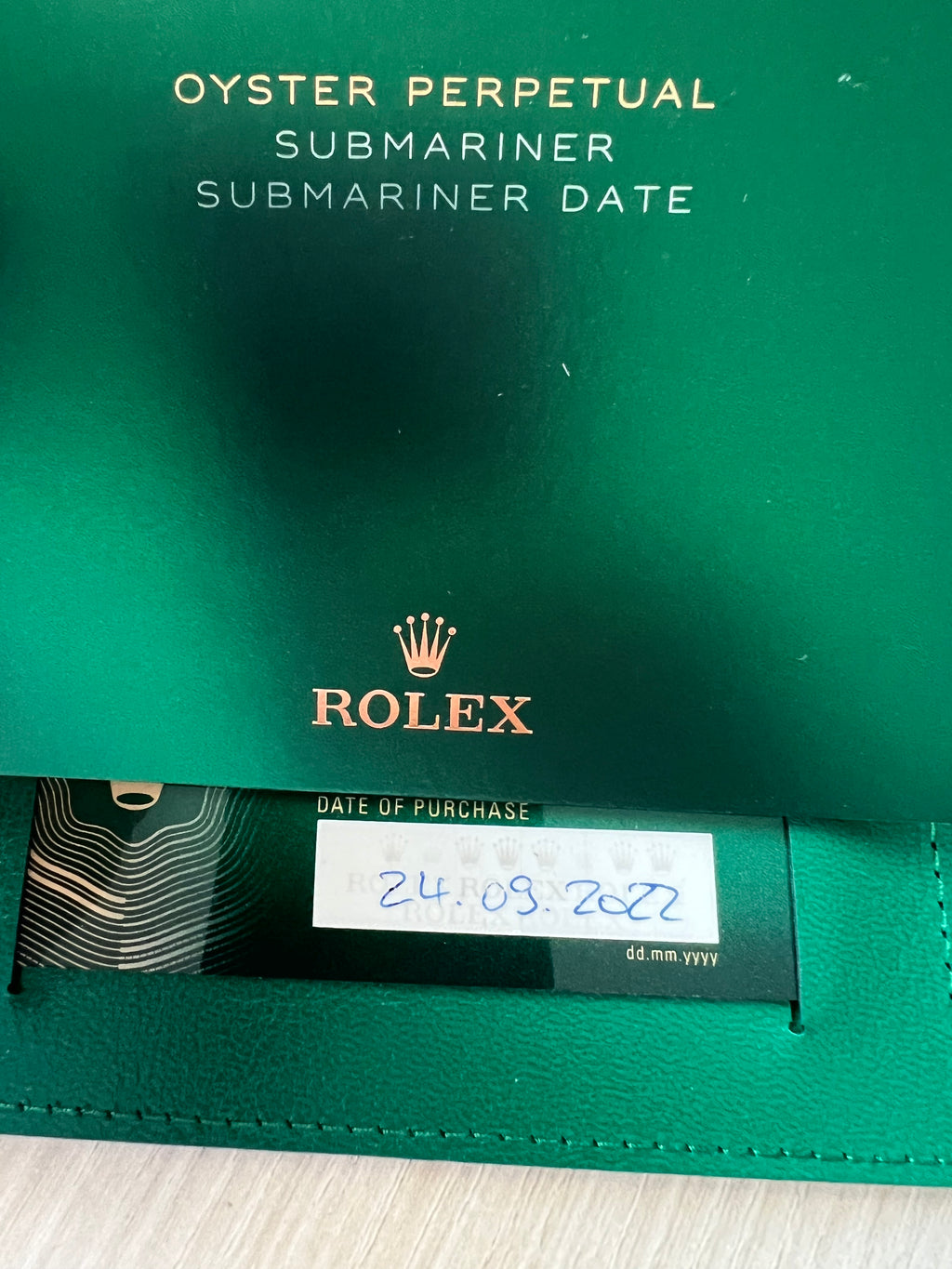 Rolex Submariner Fullset 2022 LC 100