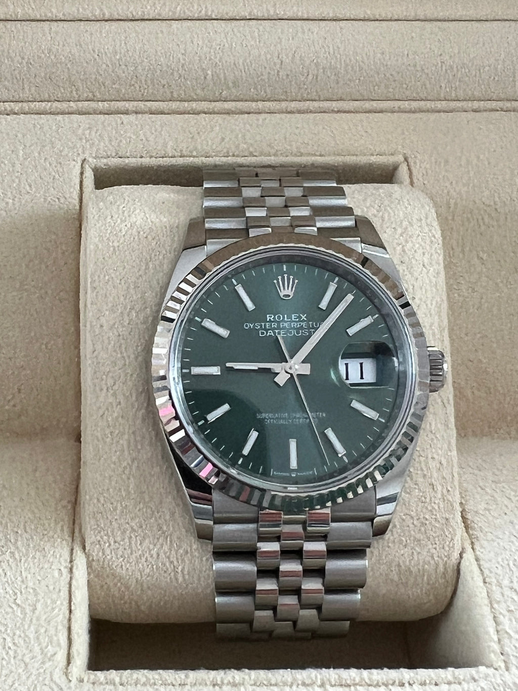 Rolex Datejust 36mm Grün