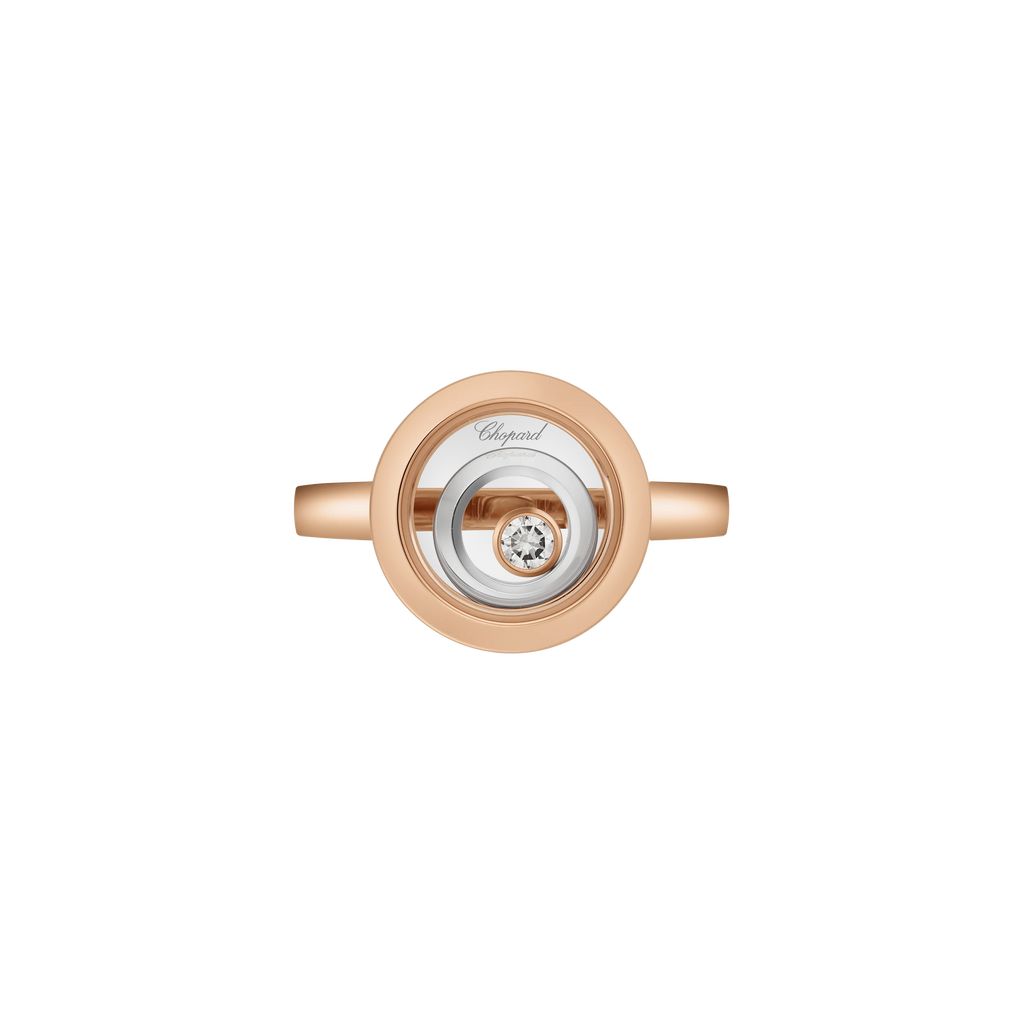 Chopard Happy Spirit Ring Größe 55 - Rose&Weissgold 750/- mit Brilliant