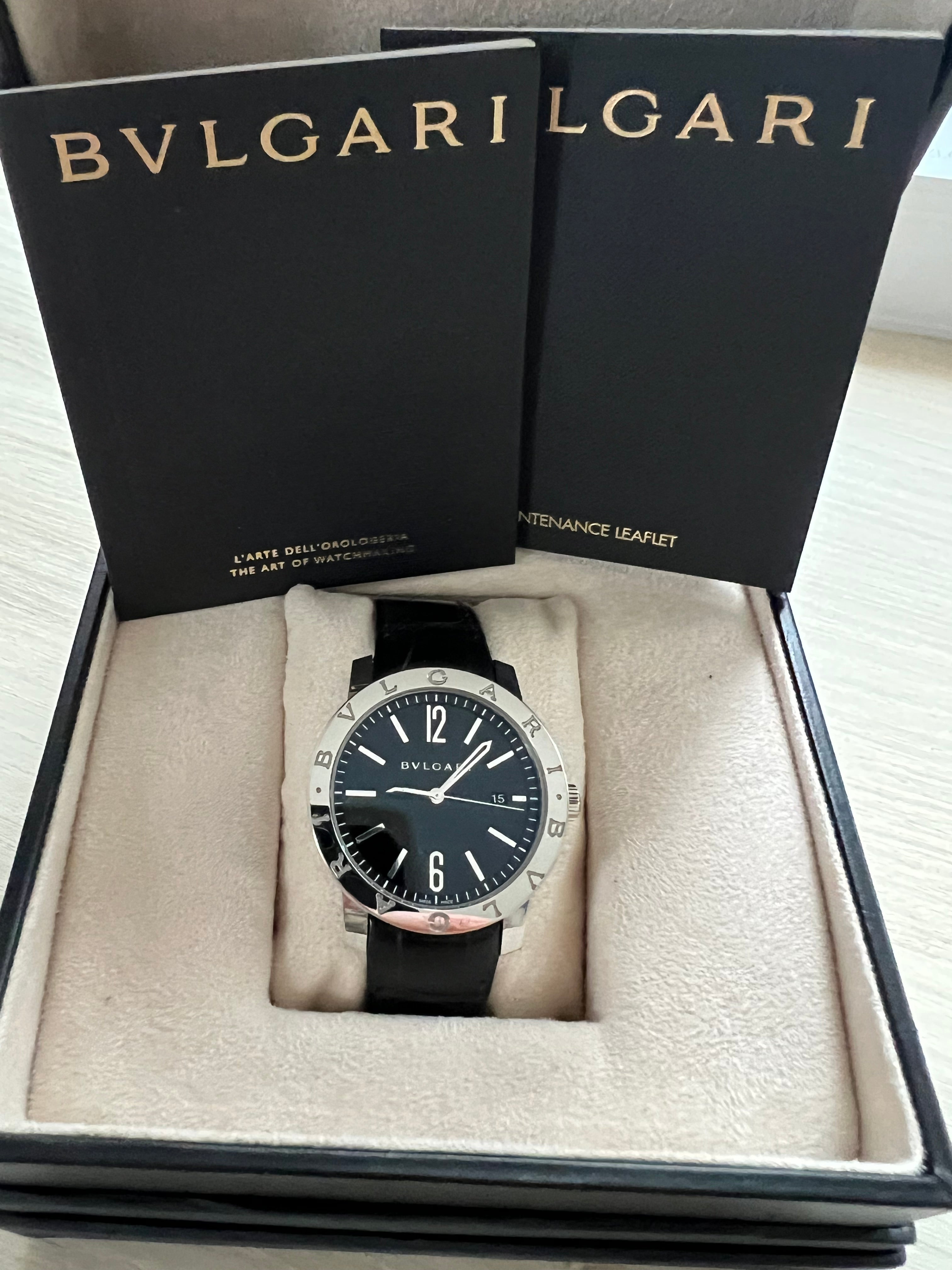 Bulgari Uhr neu mit Mehrwertsteuer
