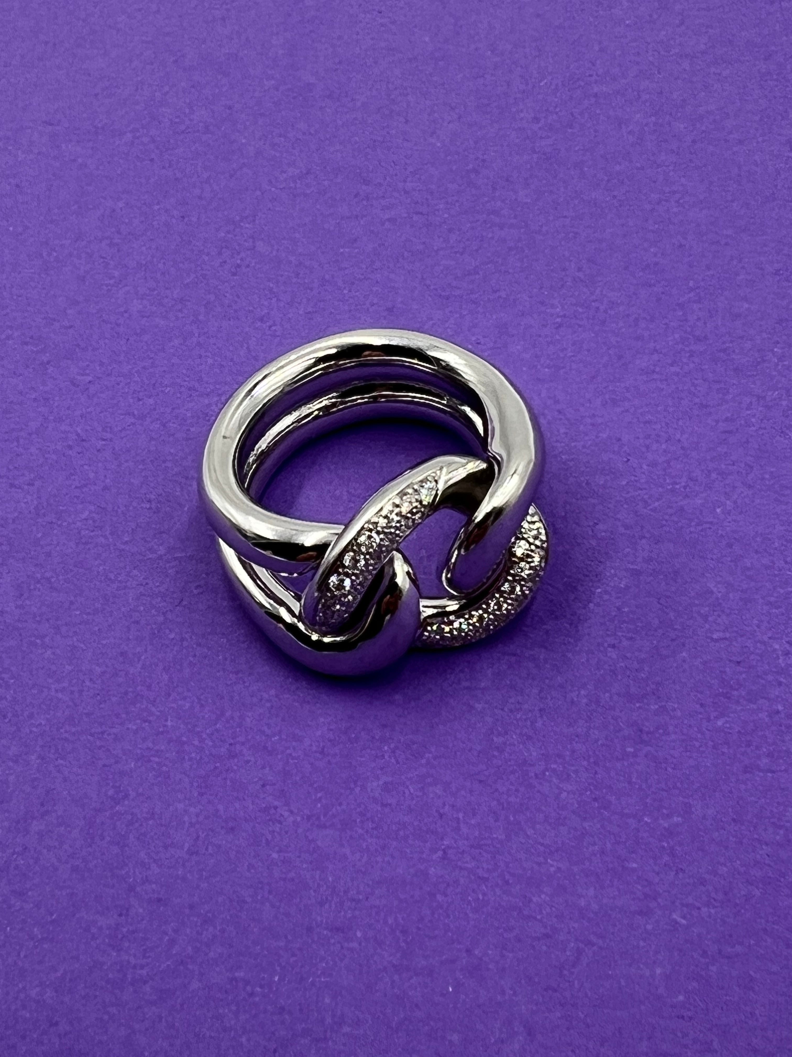 IsabelleFa Ring aus Weißgold Größe 53