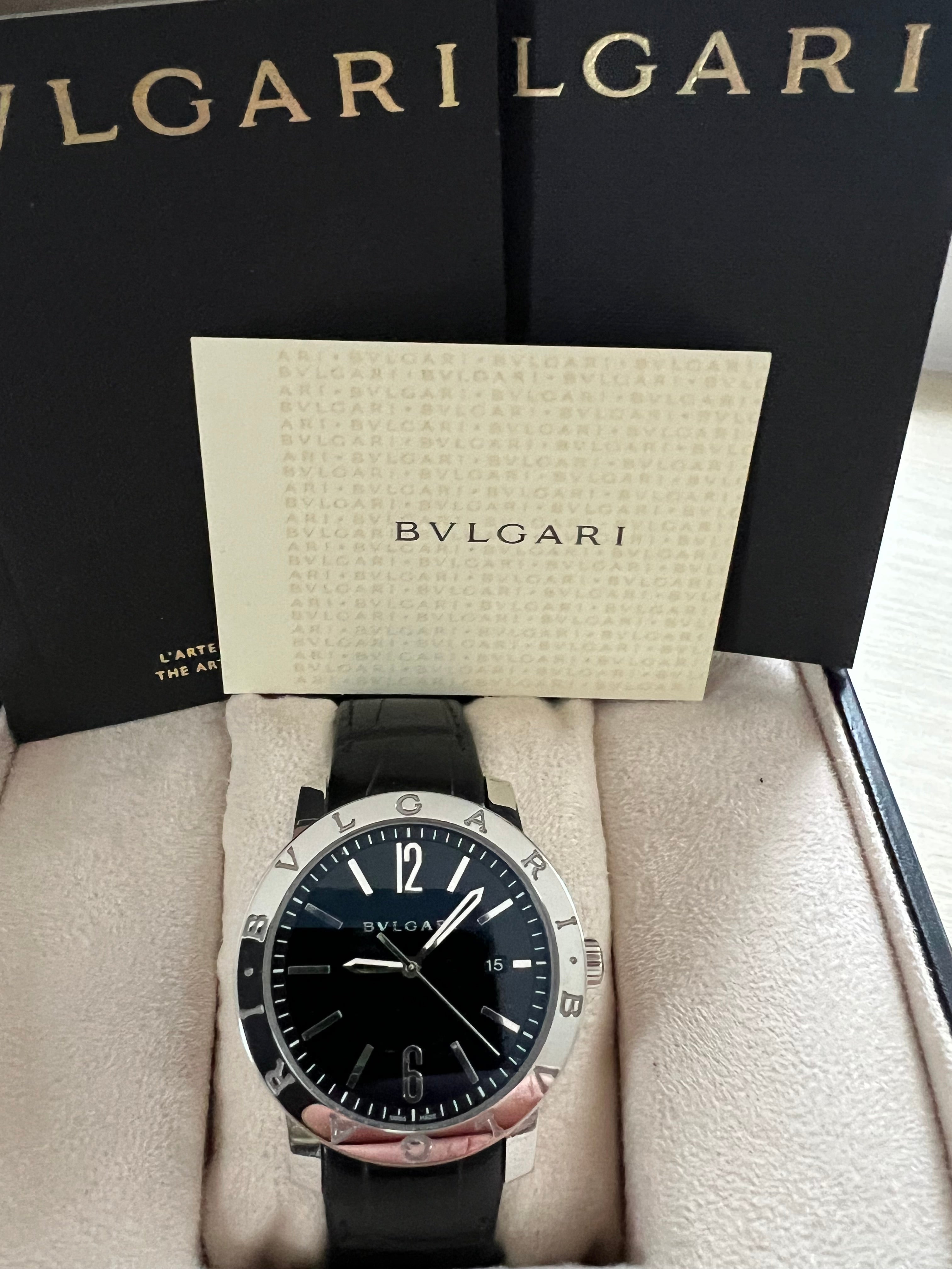 Bulgari Uhr neu mit Mehrwertsteuer