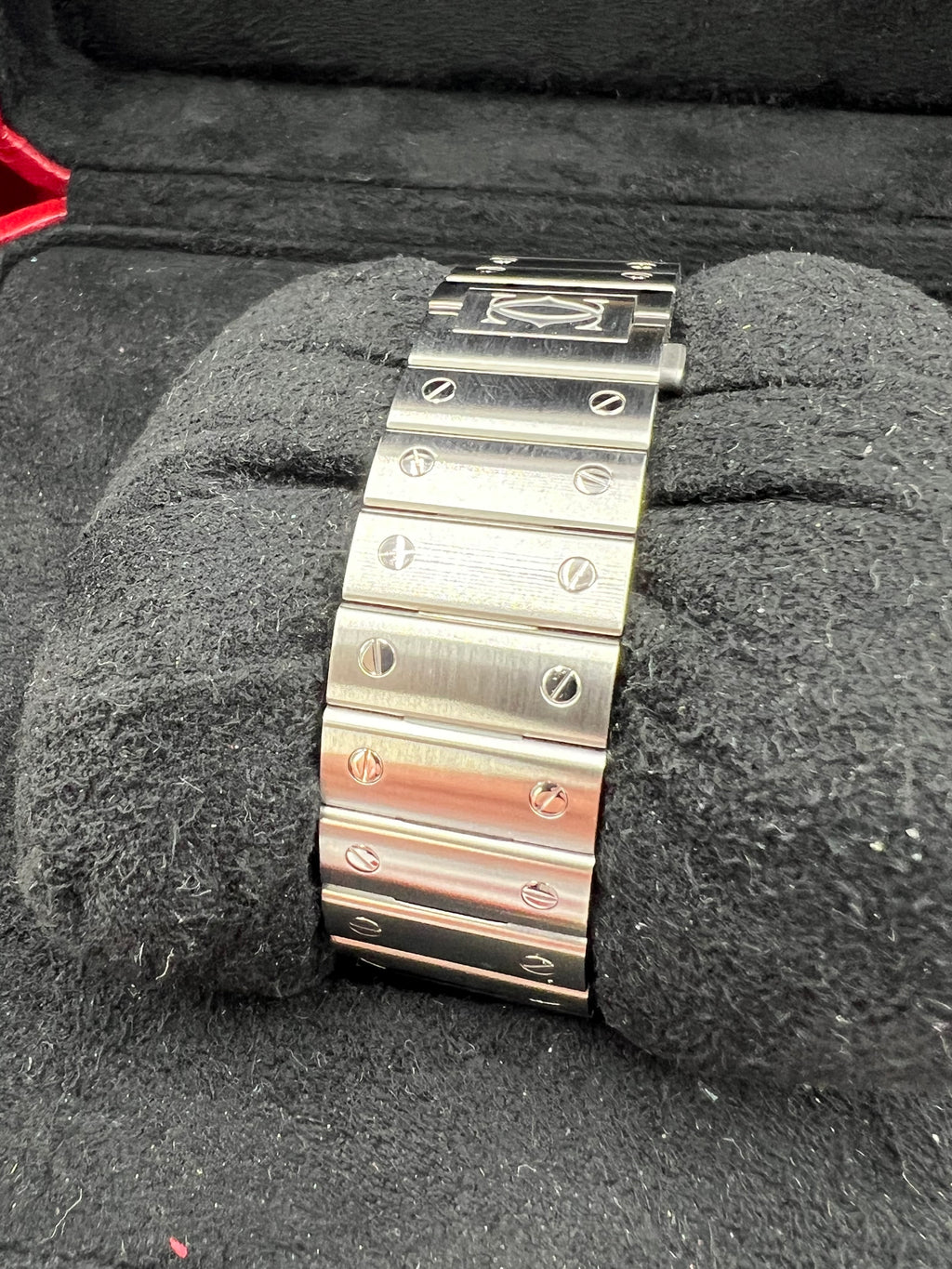 Cartier Santos Top Zustand mit 2 Extra Bändern