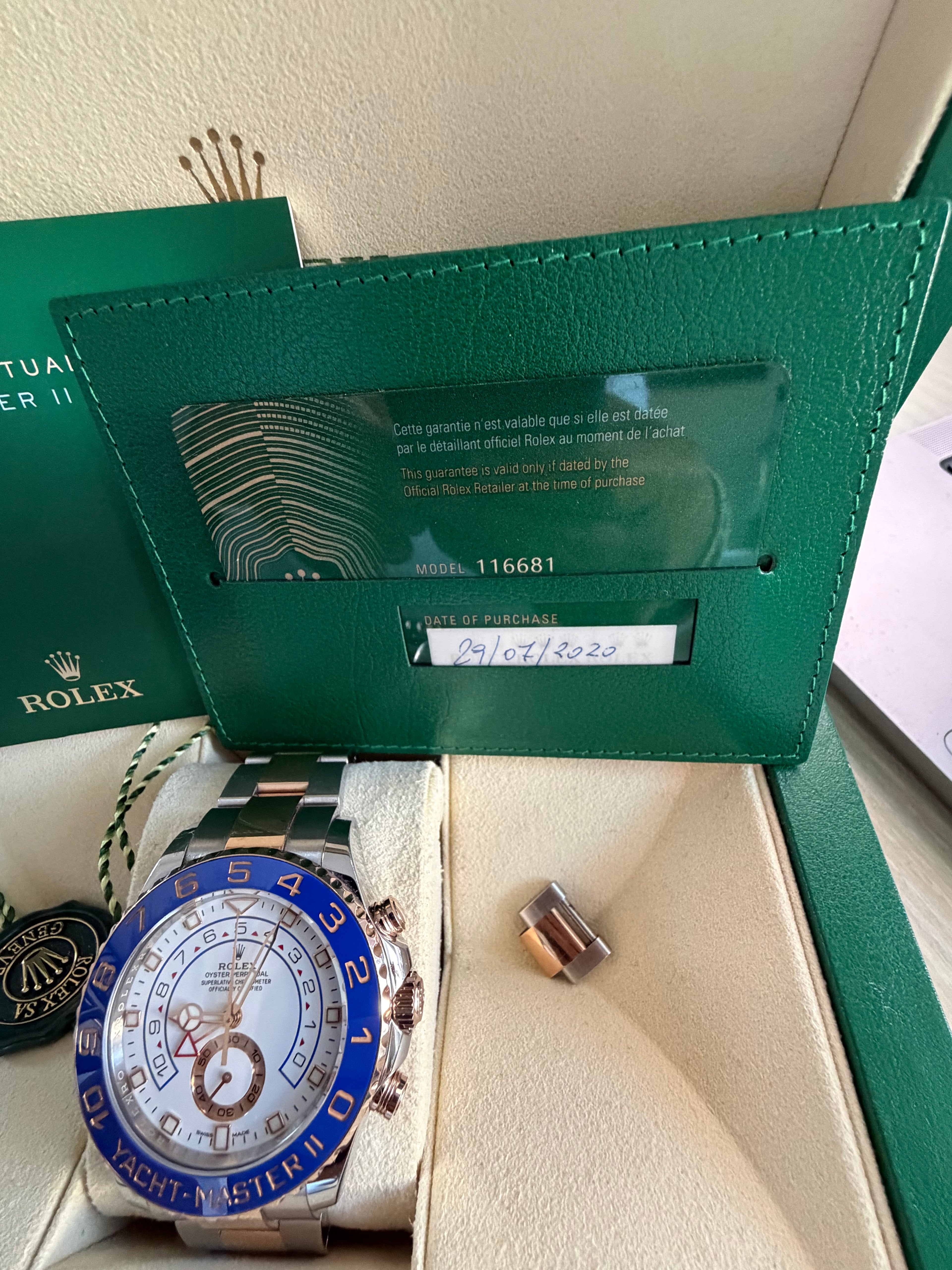 Rolex Yachtmaster Stahl/Rosegold