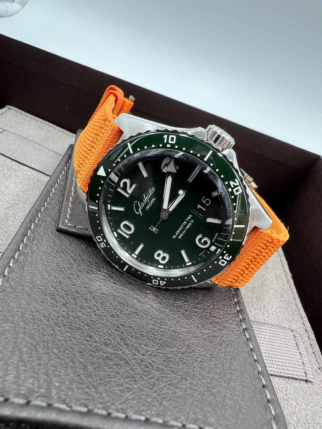 Original Glashütte SeaQ Panorama Date mit Mehrwertsteuer