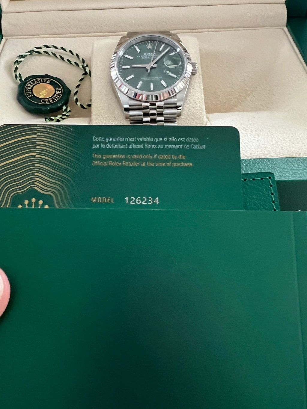 Rolex Datejust 36mm Grün