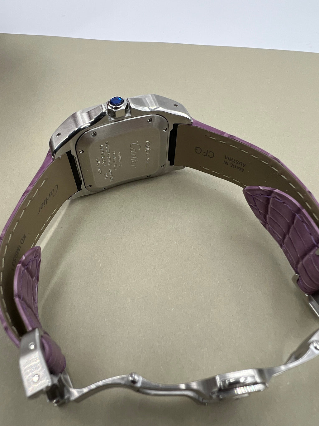 Cartier Santos 100 frisch revidiert Fullset
