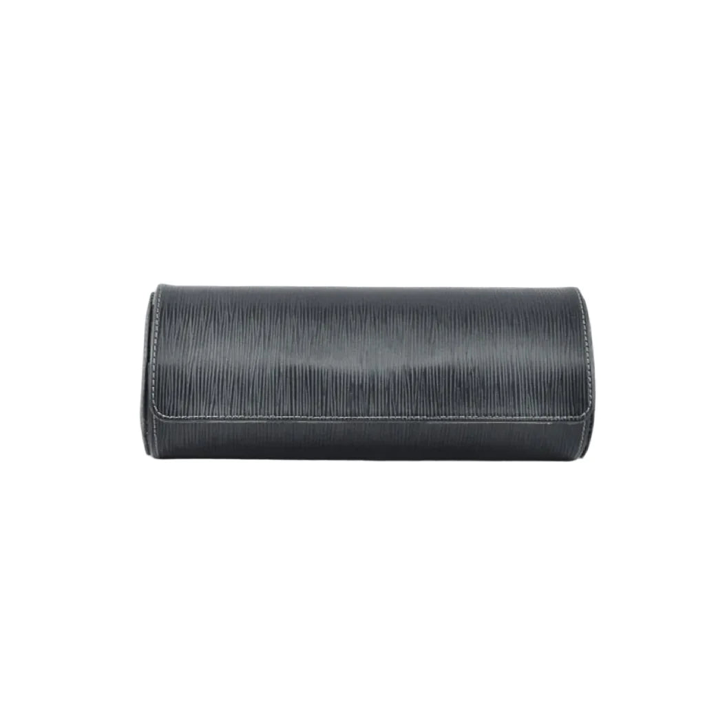 Schwarz Epi-Saffiano-Leder Uhrenrolle